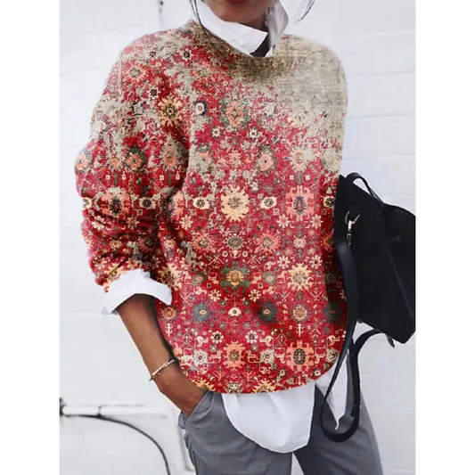 The Scarlet Bloom Sweater