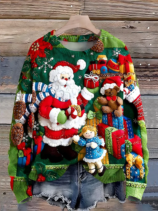 Merry Santa Wonderland Sweater